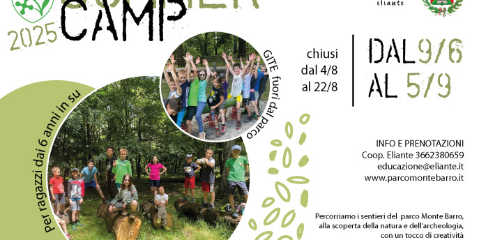 Le preiscrizioni ai Centri Estivi 2025 al Parco Monte Barro