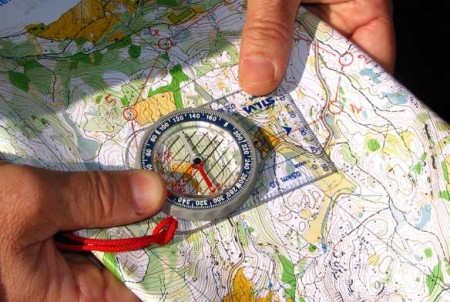 Orienteering nei boschi